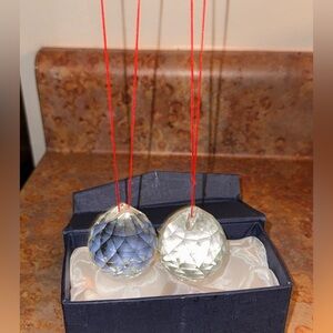 Feng Shui Crystal 40mm Clear Suncatcher Crystal Ball Prisms Amlong
